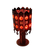 Handcrafted Wooden Set of 2 Table Lamp with Light – Decorative & Functional